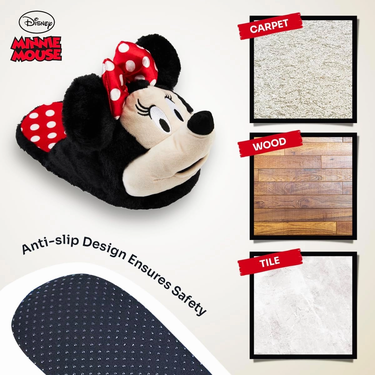 Disney Women's Slippers, Fluffy 3D Non Slip - Baby Yoda Gifts