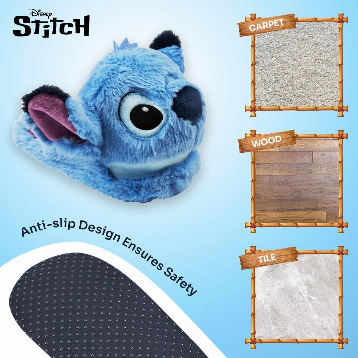 Disney Women's Slippers, Fluffy 3D Non Slip - Baby Yoda Gifts