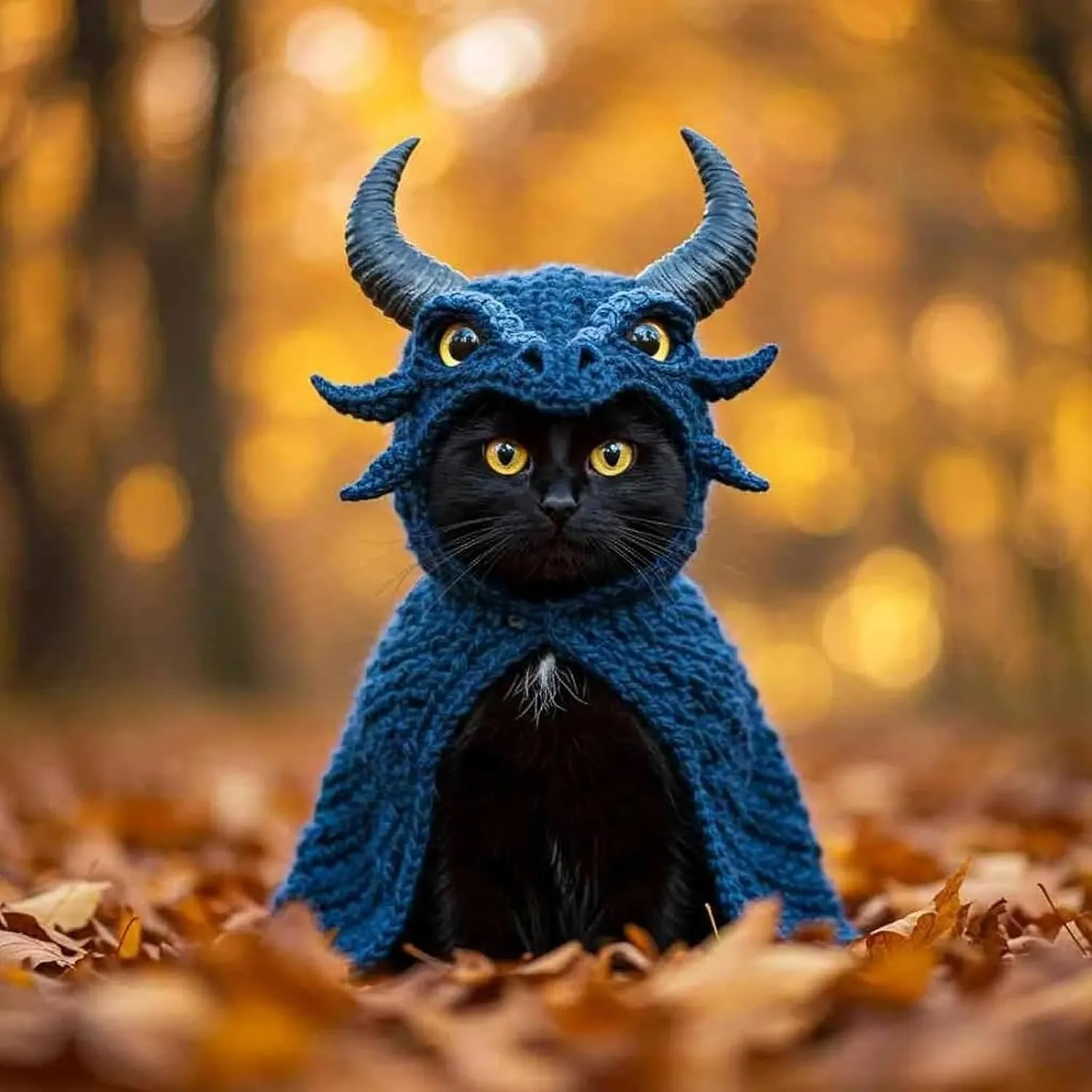 DIY Dragon Cat Hoodie Set,Stretchy Cotton Knitting Cats Shirts for Puppy Kitten Small Medium Dogs Cats, Soft Cat Apparel, Cute Dragon Cosplay Clothes for Pets (CC)