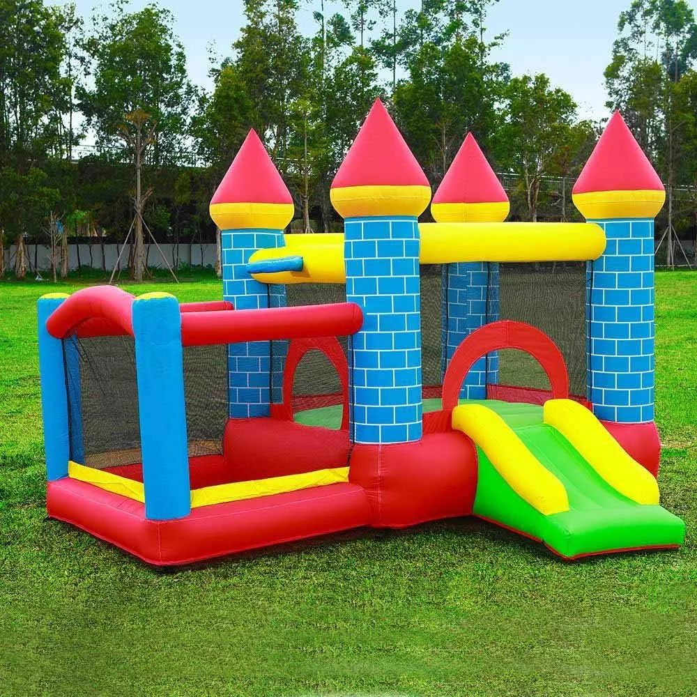 Doctor Dolphin Inflatable Bounce House, Toddle Bounce House with Slide, Inflatable Bouncy House with Blower, Bouncy Castle with Ball Shooting for Indoor&Outdoor