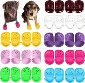 Dog Sandals, 8 Colors Optional, Puppy Shoes, Pet Sandals for Small Dogs, Pet Lovely Shoes for Taking Photos, Cat Shoes for Summer White