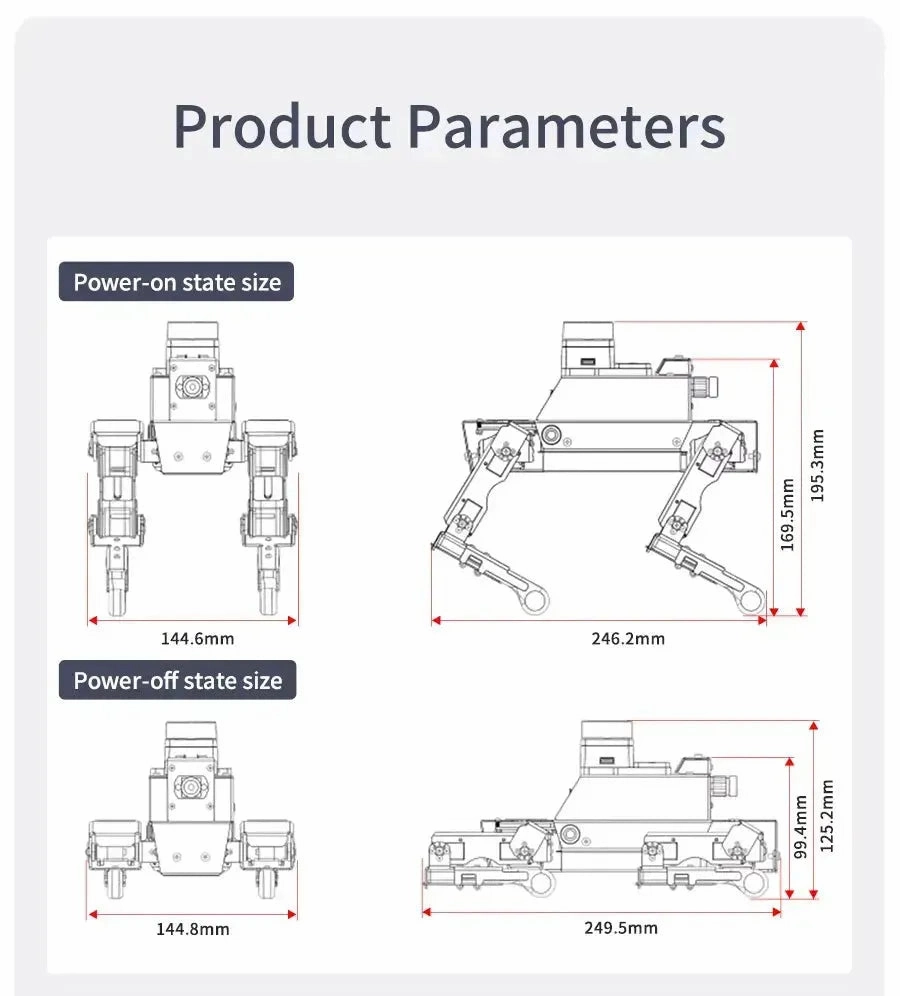Dogzilla AI Programmable Robot Dog - S1 & S2 Model