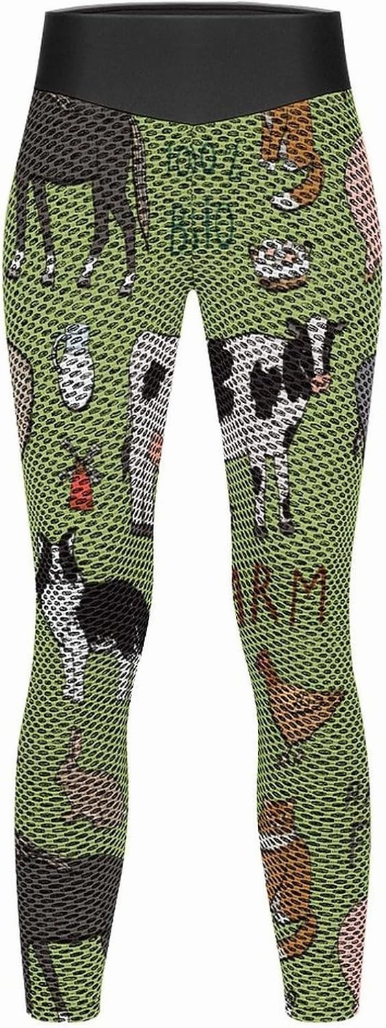 Donnapink Women's Threaded High Waist Yoga Pants, Leggings Workout Outfits for Gym S-XXL