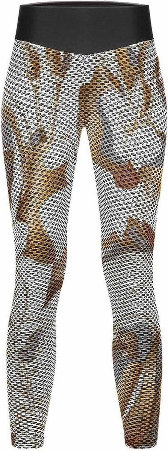 Donnapink Women's Threaded High Waist Yoga Pants, Leggings Workout Outfits for Gym S-XXL