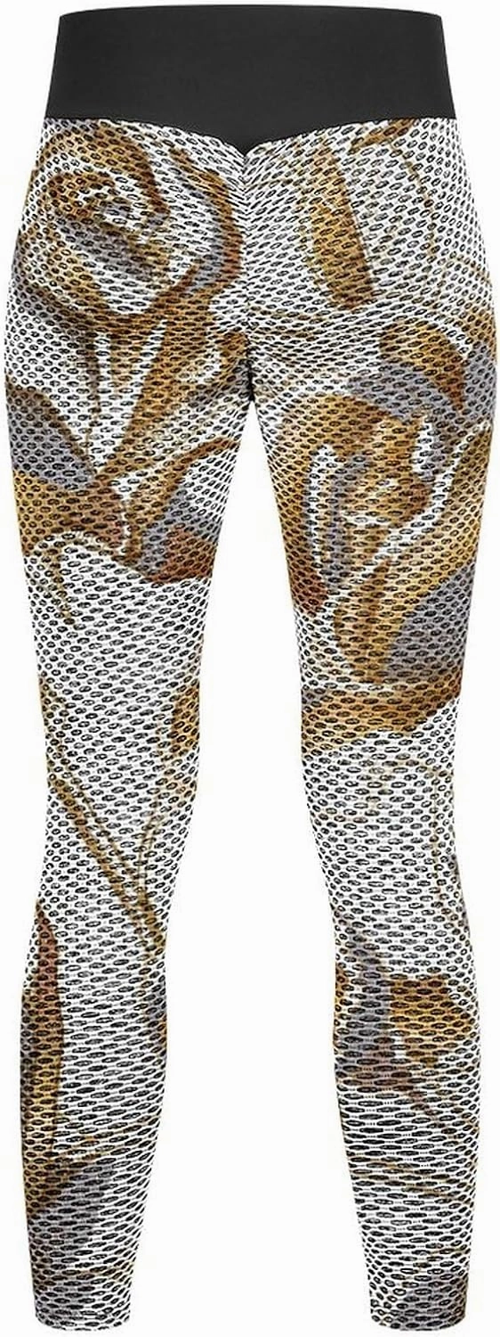 Donnapink Women's Threaded High Waist Yoga Pants, Leggings Workout Outfits for Gym S-XXL