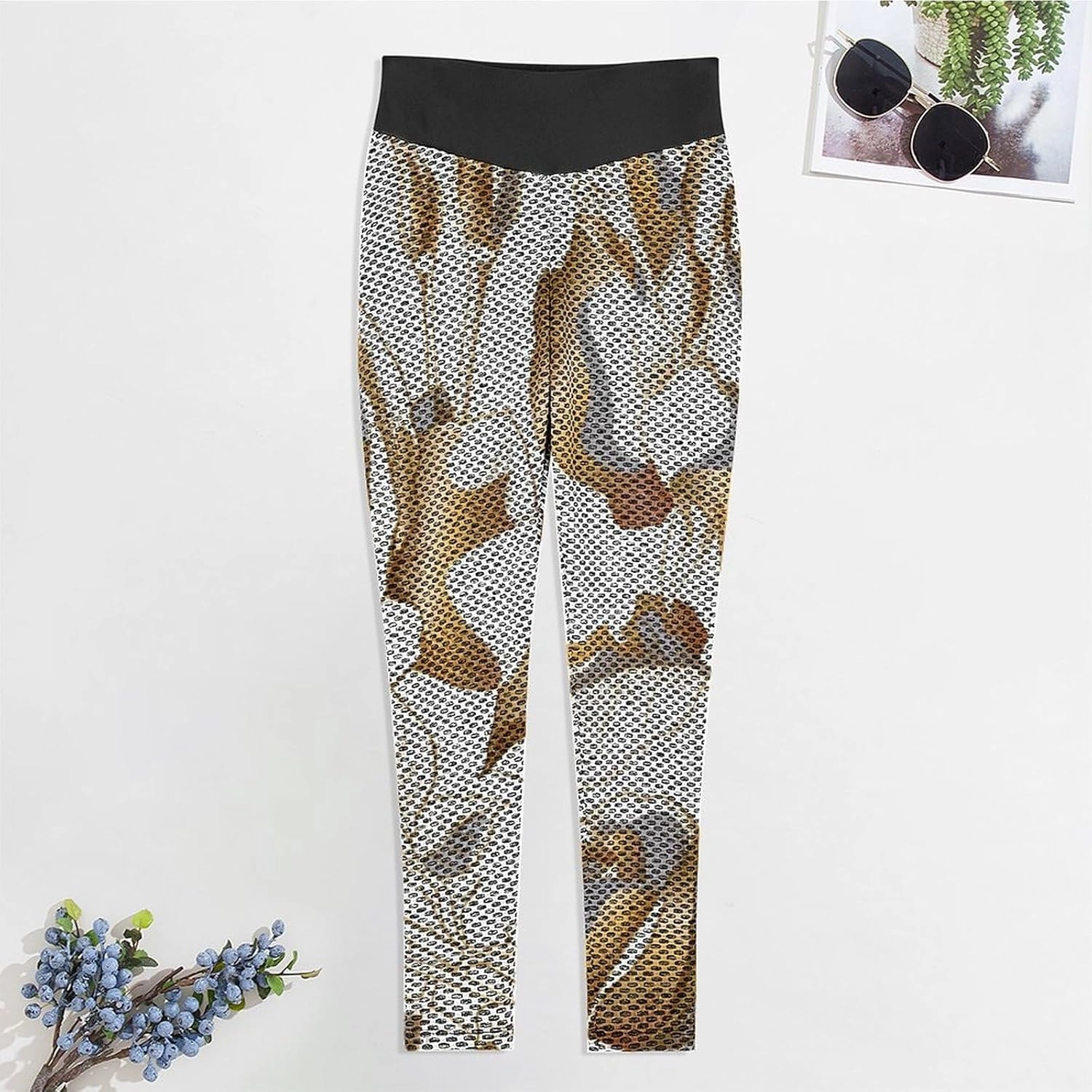 Donnapink Women's Threaded High Waist Yoga Pants, Leggings Workout Outfits for Gym S-XXL