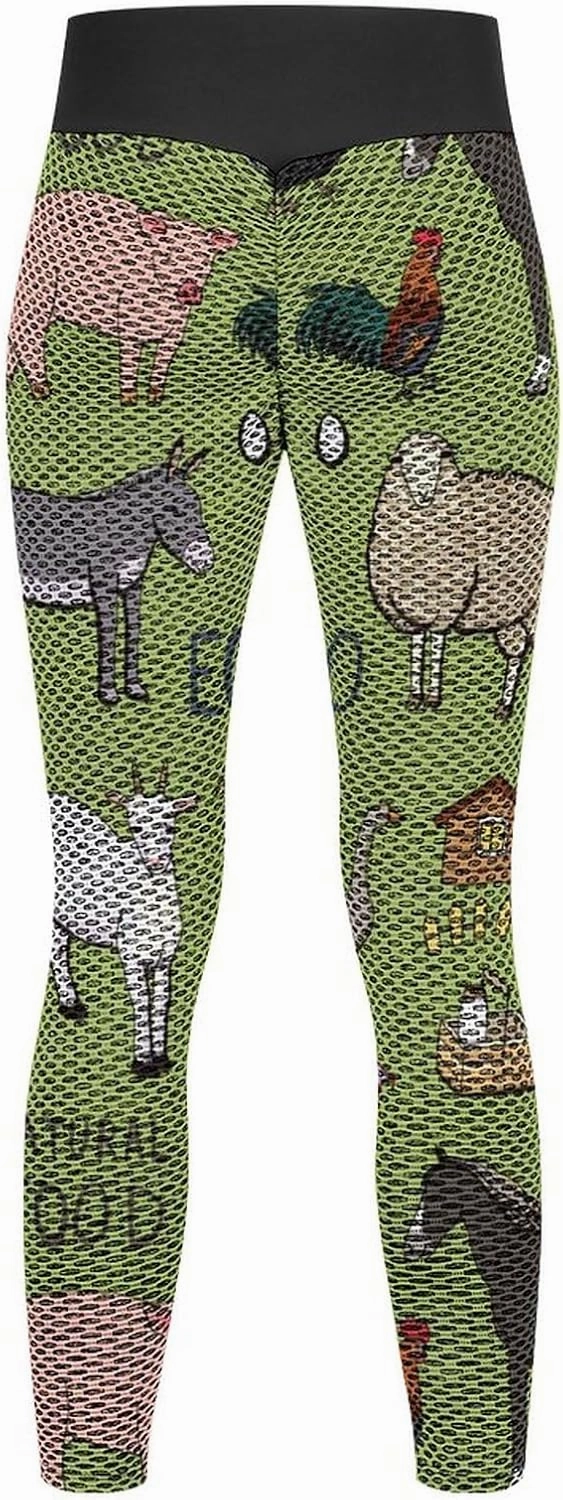 Donnapink Women's Threaded High Waist Yoga Pants, Leggings Workout Outfits for Gym S-XXL