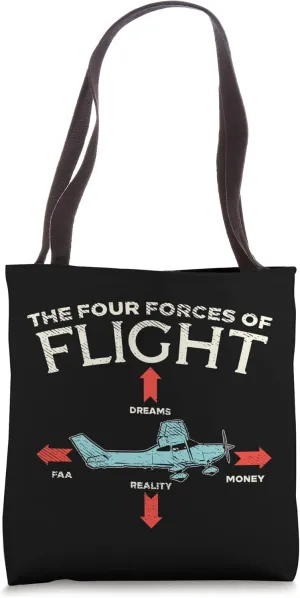Drag Lift Thrust Weight Tote Bag
