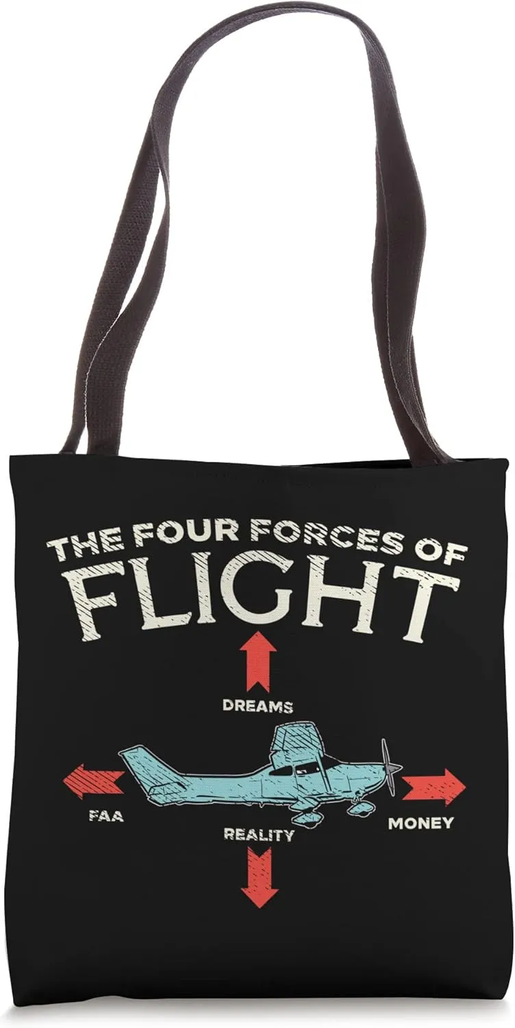 Drag Lift Thrust Weight Tote Bag