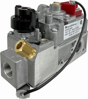 Durablow DV970A-NG Millivolt Gas Valve Replacement for Dexen, Dexin, Robertshaw, HHT 6003 Series 200-D (No Turndown, Natural Gas, 3/8“ Inlet, 3/8” Outlet) DV970A-NG