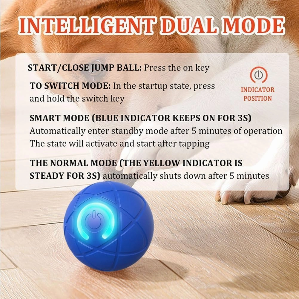 Duraspin Dog Ball, Dog Ball Large Dogs,Thelifeh Smart Jumping Balll Dogg Toy,Interactive Doog Balls,Bouncing Baall for Dogss,Shaky Balll Toyy for Dogs (Orange, C)