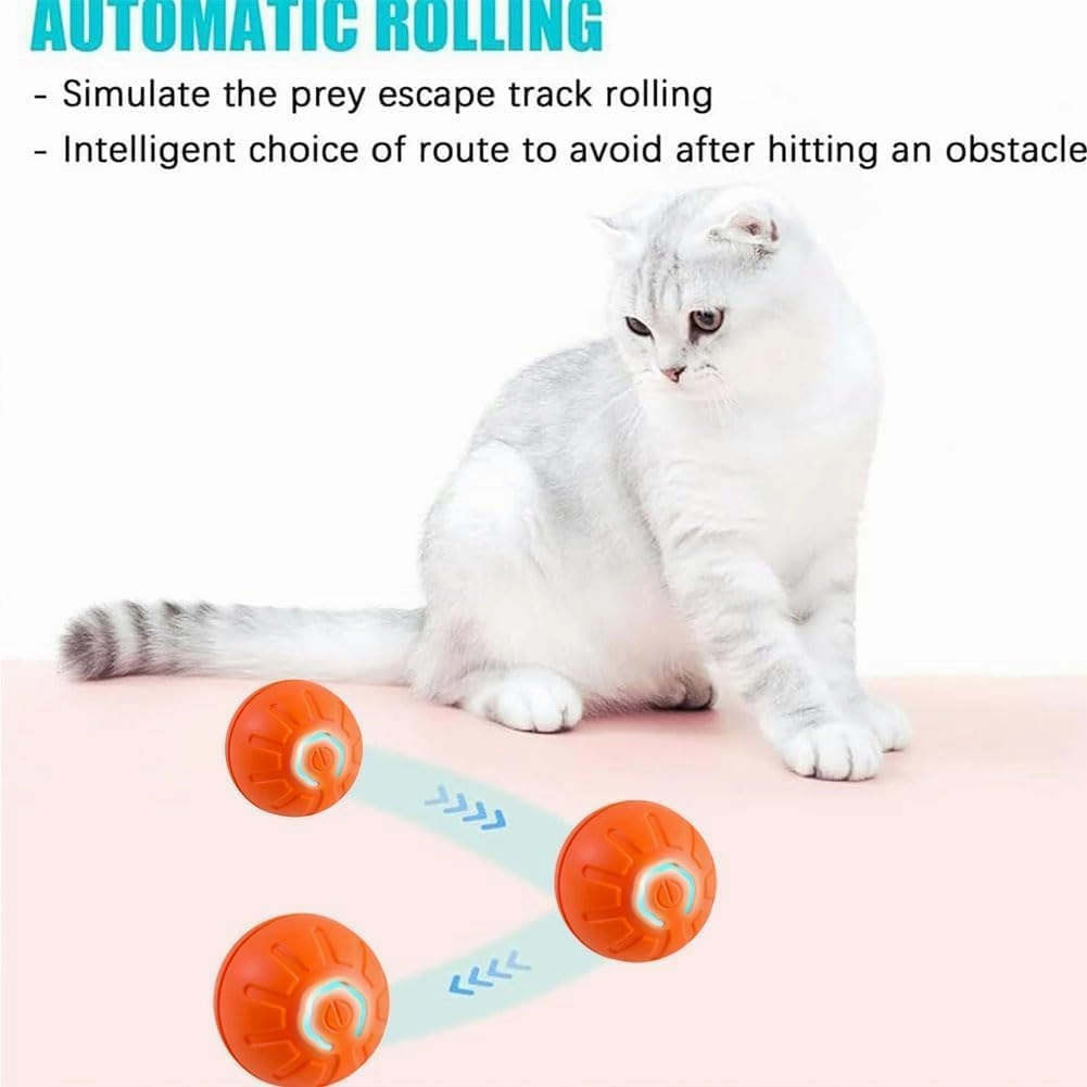 Duraspin Dog Ball, Dog Ball Large Dogs,Thelifeh Smart Jumping Balll Dogg Toy,Interactive Doog Balls,Bouncing Baall for Dogss,Shaky Balll Toyy for Dogs (Orange, C)