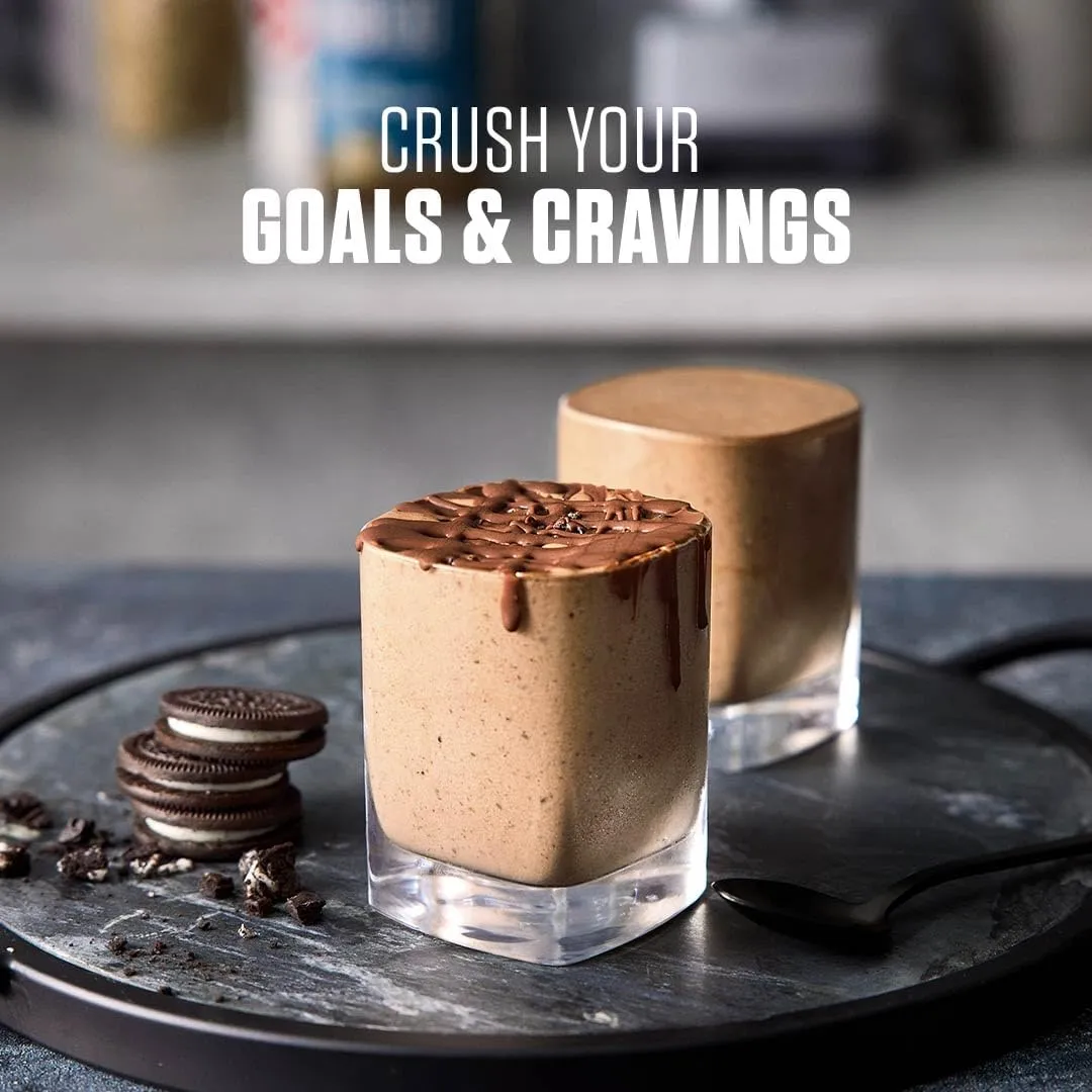Dymatize ISO100 Whey Protein Powder Isolate, Cookies & Cream, 25g of Protein, 5 Pound, 5.5g BCAAs, Less Than 120 Cal., Gluten Free, 1g Fat, 1g Sugar, 2g Carb