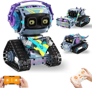 Educational Toys for Kids Age 8-12 - Construction Toys & Building Blocks Set, ​3in1 Technic Coding Robot Toy & Science Kits, for Teen Boys with 519 Pieces