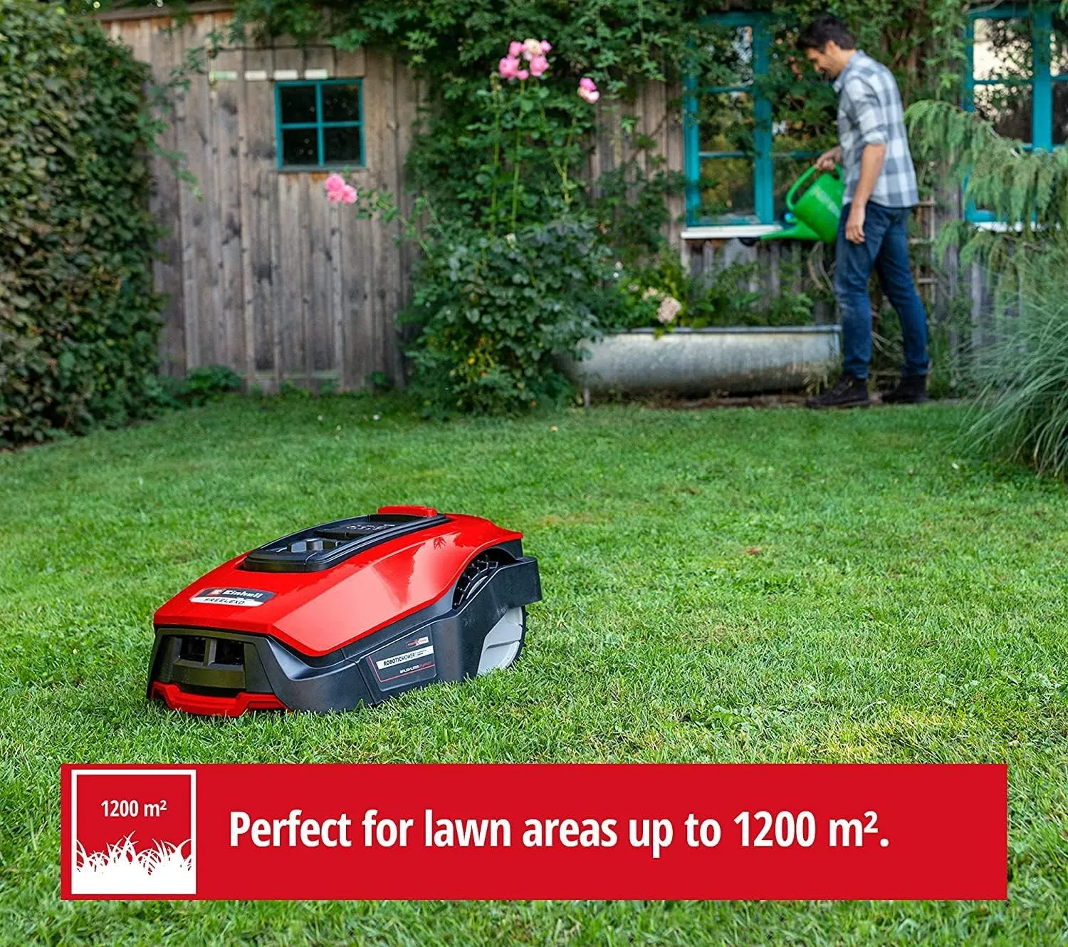 Einhell 4326368 Lawnmower, Red, 72 x 52.8 x 32.5 cm