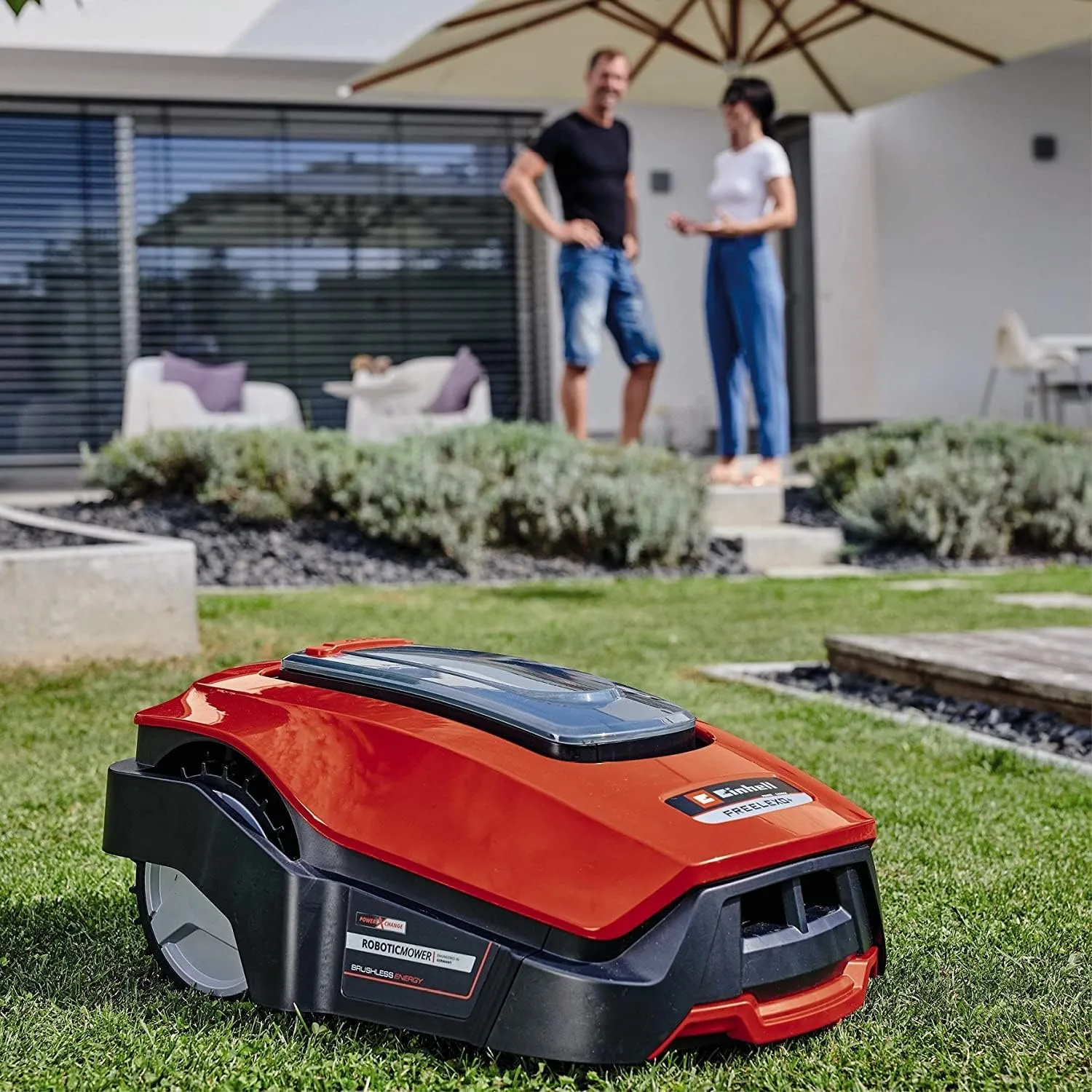 Einhell 4326368 Lawnmower, Red, 72 x 52.8 x 32.5 cm