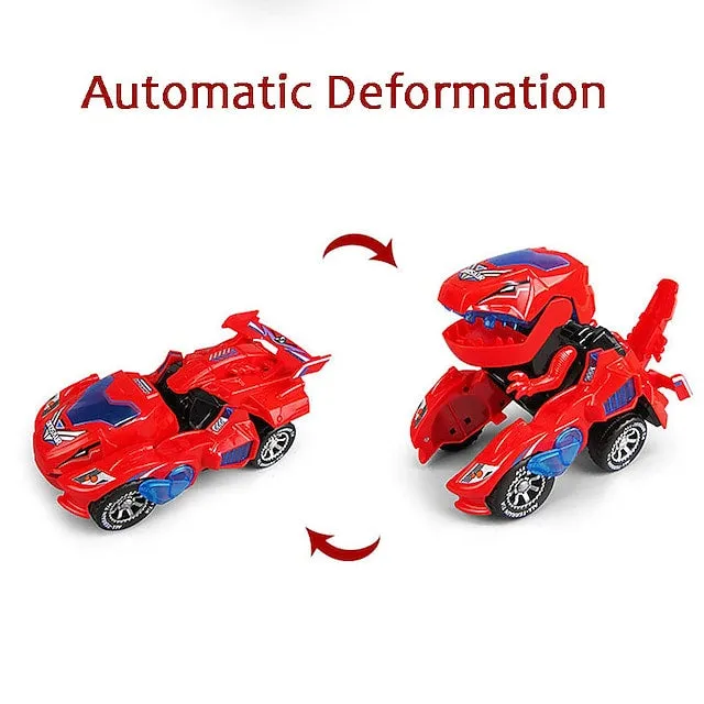 Electric Dinosaur Non Remote Control Morphing Vehicle Toy