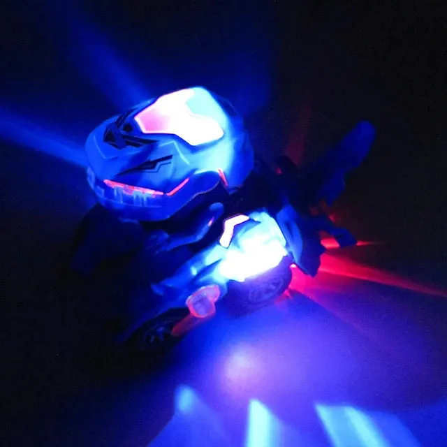Electric Dinosaur Non Remote Control Morphing Vehicle Toy