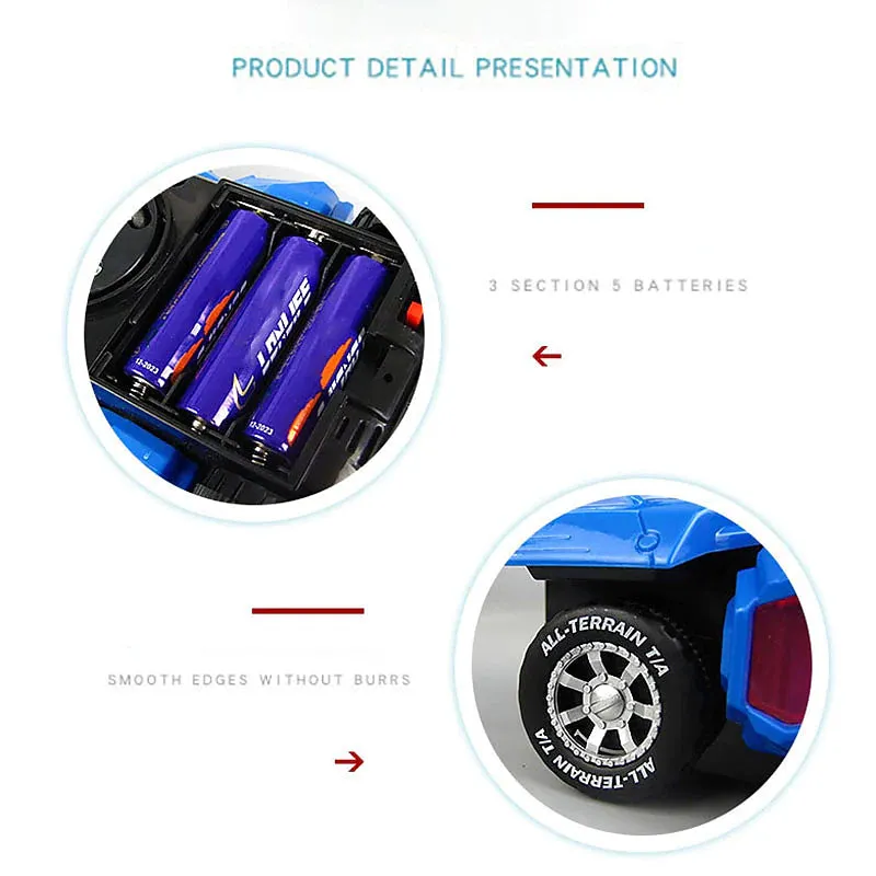 Electric Dinosaur Non Remote Control Morphing Vehicle Toy