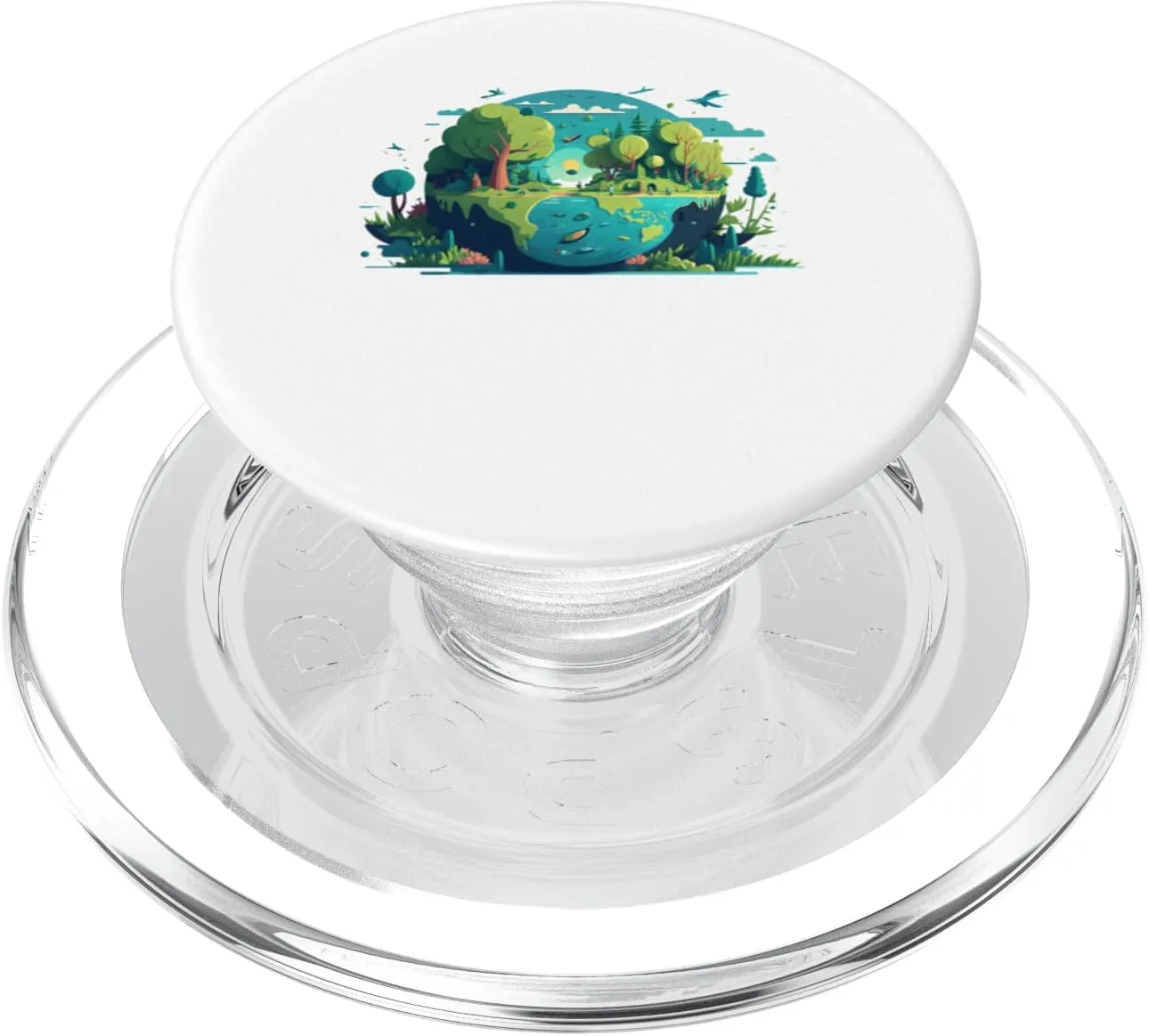 Environmental friends there is no planet B Erde Welt PopSockets PopGrip for MagSafe
