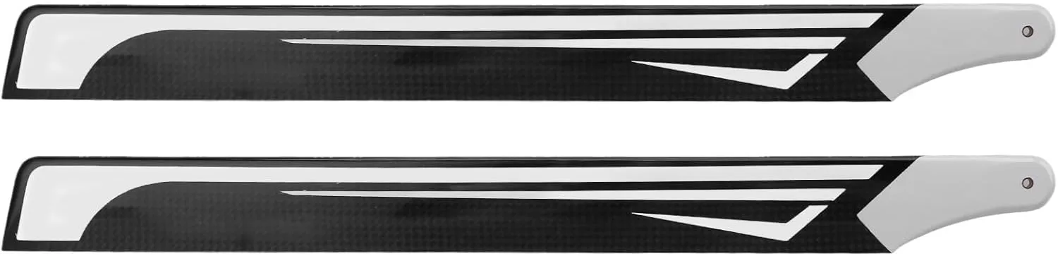 EVTSCAN 1 Pair of RC Helicopter Propellers Main Rotor High Strength Dual Propeller for Flywing FW450‑V3 Replacement Accessories