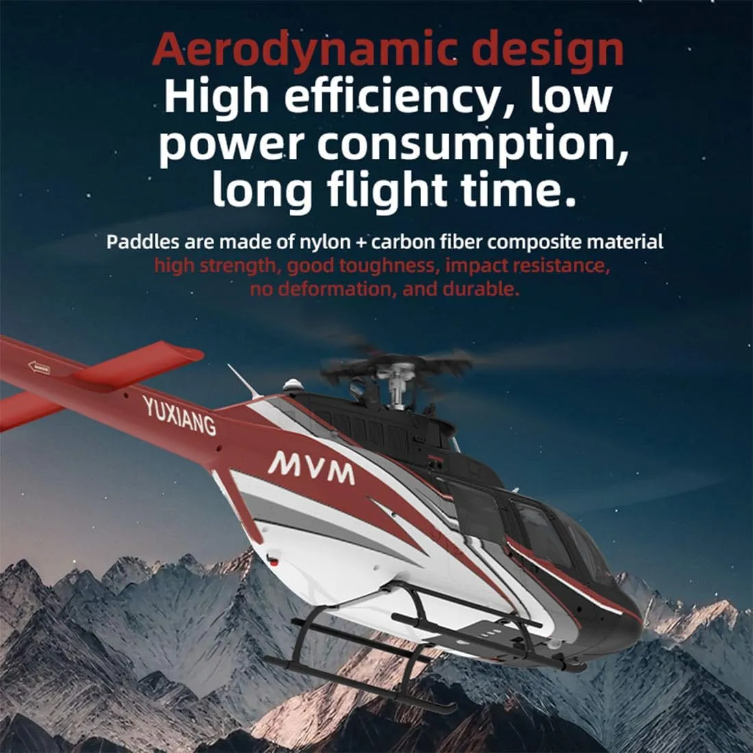 F08 1/27 206 RC Helicopter for Adults, 2.4G 6CH Brushless Direct-Drive 3D/6G Flybarless Military Remote Control Helicopter with Optical Flow Positioning, 1 Battery, Gift -RTF