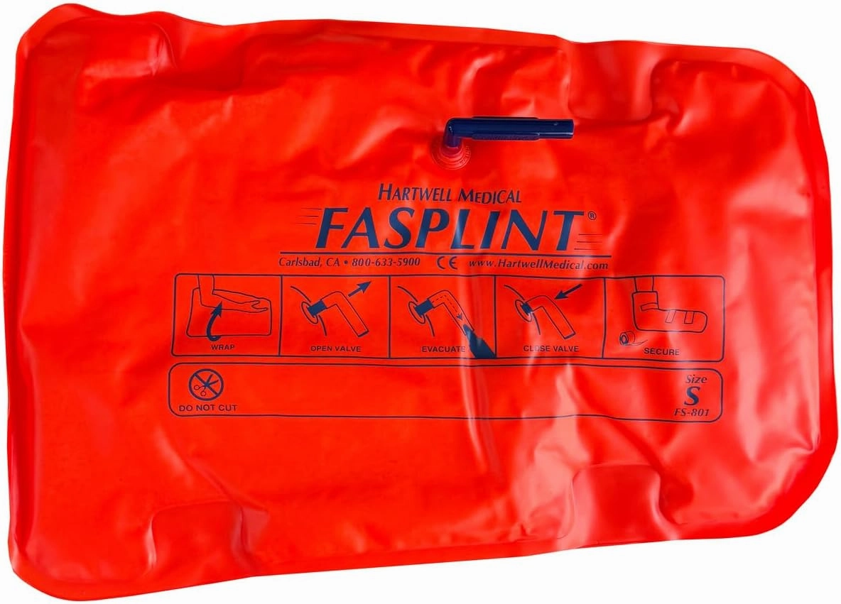 FASPLINT® Vacuum Splint - First Aid Universal Tactical Splint - Lightweight (Small - 19.5" H x 14" W)