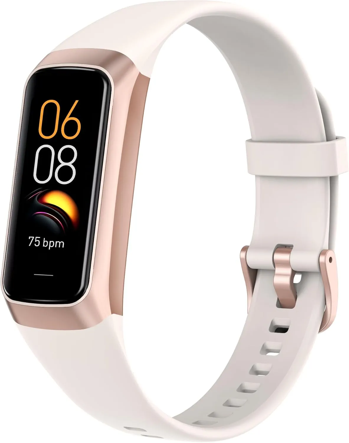 Fitness Tracker with 24/7 Heart Rate Sleep Blood Oxygen Monitor,IP68 Waterproof Smart Watch,1.10''AMOLED Touch Color Screen,Step Counter Health Activity Trackers for Women Men