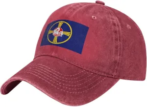 Flag of Omaha, Nebraska Baseball Cap for Men Women Adjustable Golf Dad Hat Vintage Original Black Hats