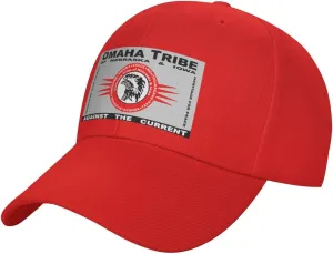 Flag of The Omaha Tribe of Nebraska & Iowa Baseball Cap for Men Women Golf Dad Hat Adjustable Black Ball Cap