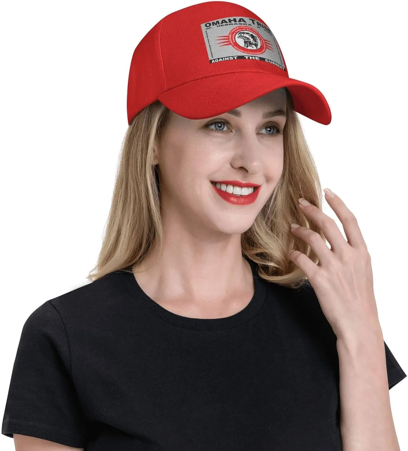Flag of The Omaha Tribe of Nebraska & Iowa Baseball Cap for Men Women Golf Dad Hat Adjustable Black Ball Cap