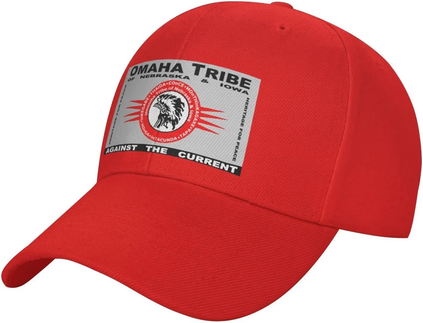 Flag of The Omaha Tribe of Nebraska & Iowa Baseball Cap for Men Women Golf Dad Hat Adjustable Black Ball Cap