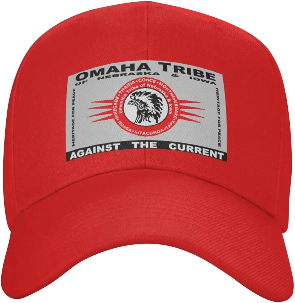 Flag of The Omaha Tribe of Nebraska & Iowa Baseball Cap for Men Women Golf Dad Hat Adjustable Black Ball Cap