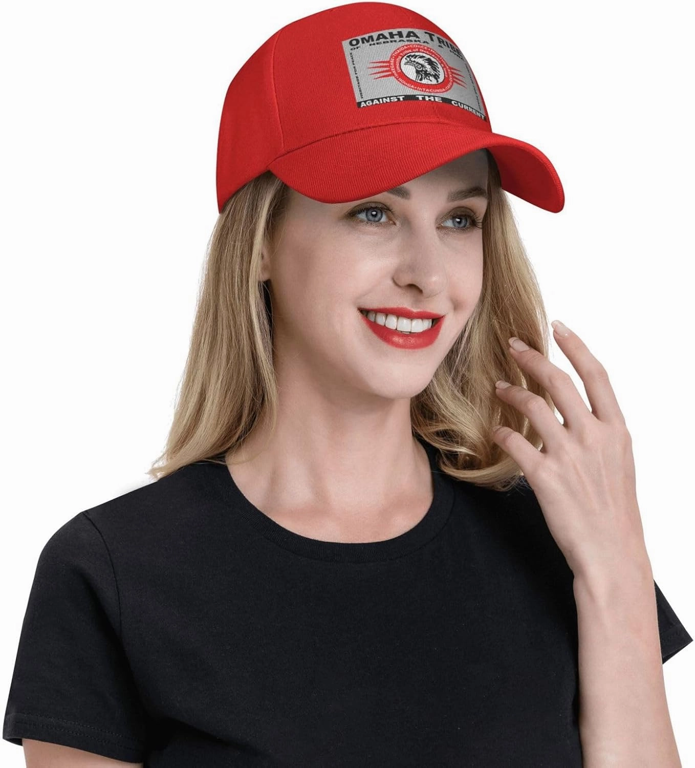 Flag of The Omaha Tribe of Nebraska & Iowa Baseball Cap for Men Women Golf Dad Hat Adjustable Black Ball Cap