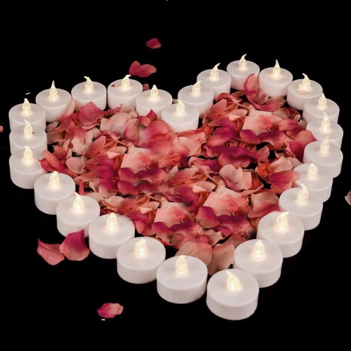 Flameless Led Tea Lights Candles with Remote and Timer,12Pack Battery Operated Electric Candle,Bright Flickering Votive Tealight,Last 400 Hours,for Weddings Holiday Party Decor (Warm White)