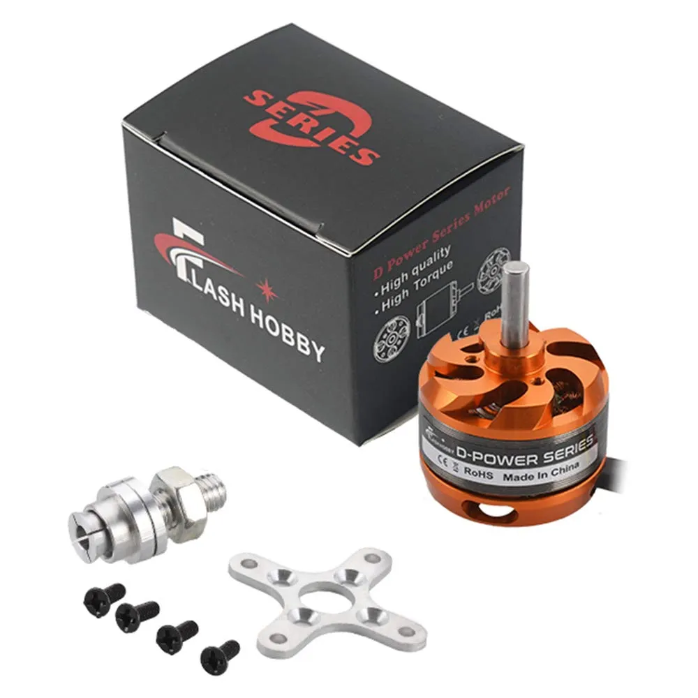 FLASH HOBBY D3530 1100KV Brushless Motor Fixed Wing Outrunner Motor for Mini Multicopters RC Plane Helicopter Multirotor Quadcopter