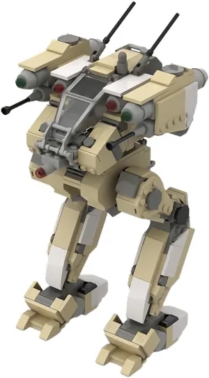 Flea Battle Mecha Building Toys, Robot Flea Mech Action Figure, Sci-Fi Game Building Set, Collectable Hero Battle Buildable Toys for Boys and Girls Ages 8 Plus, Gift Idea (687 Pieces)