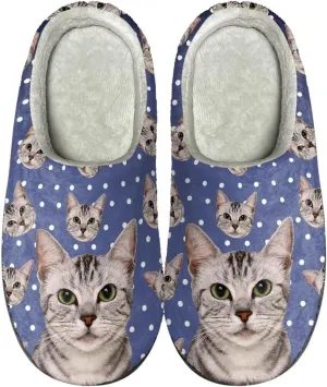 Fluffy House Slippers for Women Men Warm Slippers Full Toe for Winter Indoor Outdoor Slippers Cozy Slippers
