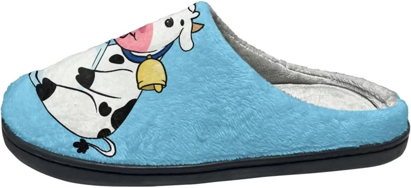 Fluffy House Slippers for Women Men Warm Slippers Full Toe for Winter Indoor Outdoor Slippers Cozy Slippers