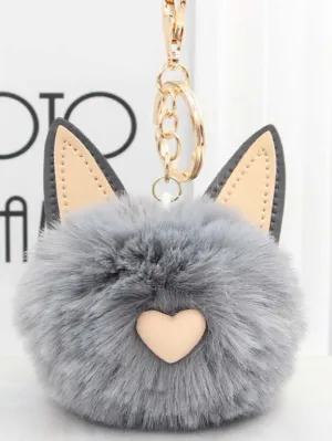 Fluffy Keychain