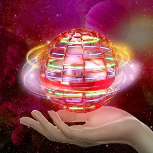 Flying Orb Toys, Galaxy Boomerang, 2024 Upgraded Hand Controlled Hover Ball, Cosmic Globe, 360 Rotating Cool Fidget Spinner, Mini Drone Flyorb Toy Gift for 6-10  Kids & Adults