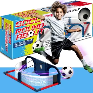 Football Game, Kids Sport Gifts Soccer Training Set | Foot-Eye Coordination, Improve First Touch & Ball Control, Agility Exercises
