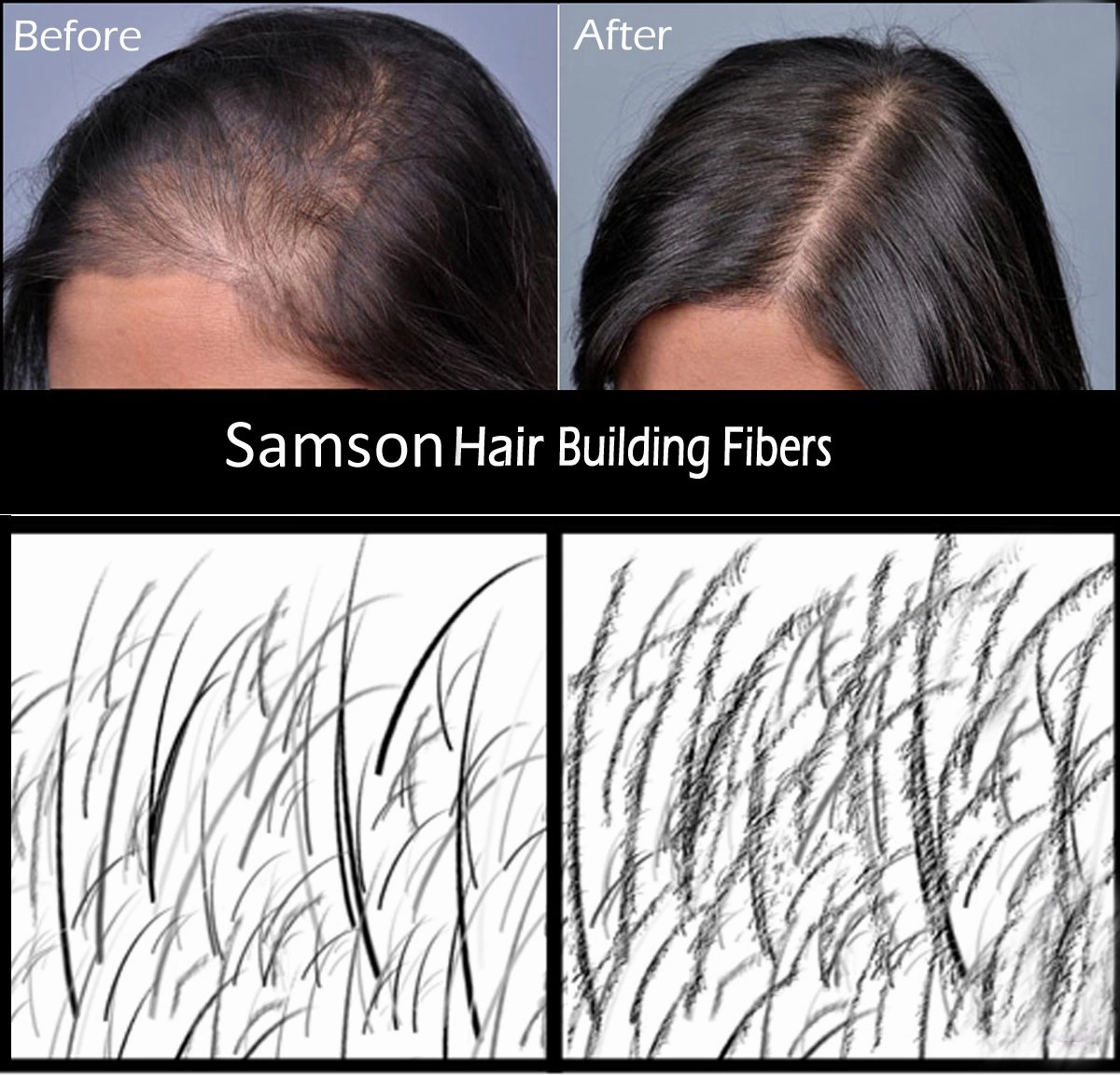 for Thinning Hair - 100% Undetectable Natural Formula - Completely Conceals Hair Loss in Seconds. Covers bald spots. Thicken your hair instantly - 25 Grams Refill (BLONDE)