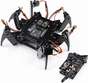 FREENOVE Hexapod Robot Kit with Remote (Compatible with Arduino IDE), Walking Crawling Twisting, App Remote Control, Servo STEM Project