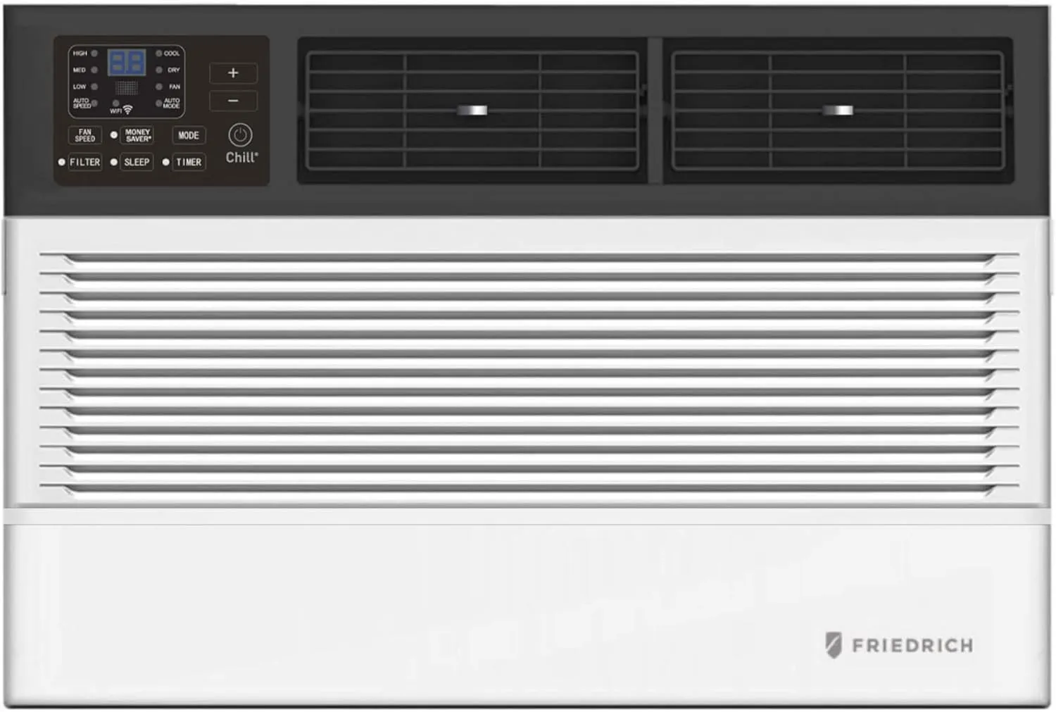 Friedrich CCF06B10C Chill Premier Smart Wi-Fi Room Air Conditioner with Wide Air Discharge Vents, 8-Way Airflow Control, and Washable Air Filter (White)
