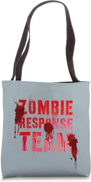 Funny ZOMBIE RESPONSE TEAM Undead Slayer Leader Warrior Tote Bag