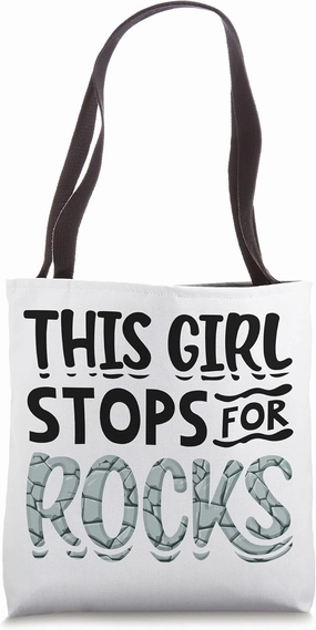 Funny Geology Gift For Women Cool Rock Collecting Geologist Tote Bag