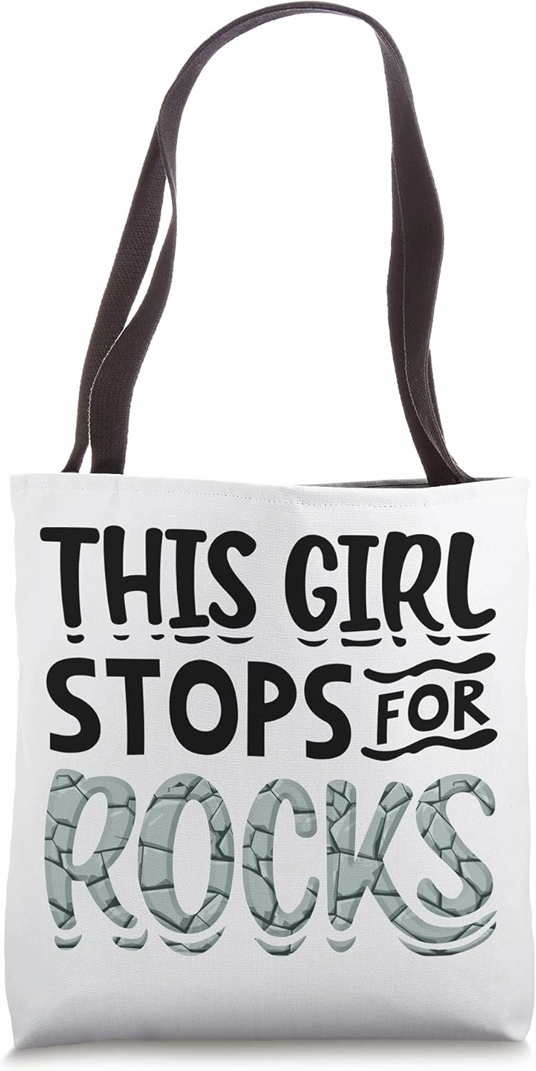 Funny Geology Gift For Women Cool Rock Collecting Geologist Tote Bag
