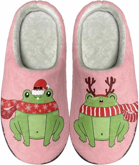 Fuzzy Bedroom Slippers with Non-Skid Sole Plush Soft Slippers for Women Men Indoor Outdoor Warm House Shoes
