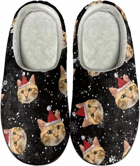Fuzzy Bedroom Slippers with Non-Skid Sole Plush Soft Slippers for Women Men Indoor Outdoor Warm House Shoes